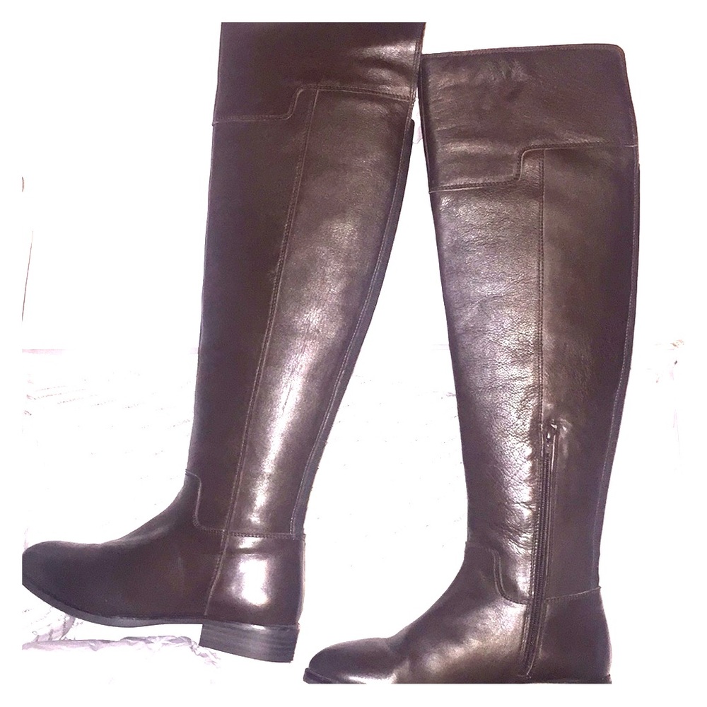 Aldo Over the Knee Brown Frido Boots - Picture 1 of 10